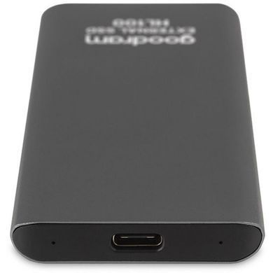 Зовнішній мобільний накопичувач SSD 256GB Goodram HL100 (SSDPR-HL100-256) (USB3.1/USB Type-C), чорний