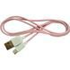 Кабель USB 2.0 A/M-B/Micro USAMS 2.1A (1.0м), рожевий - 3