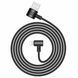 Кабель Baseus Magnet T-Type USB 2.0/micro USB-Lightning (Apple 8pin) 2.1A 1.2 м (CALTX-A01), чорний - 4