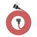 Кабель Baseus Magnet T-Type USB 2.0/micro USB-Lightning (Apple 8pin) 2.1A 1.2 м (CALTX-A09), червоний/чорний - 4