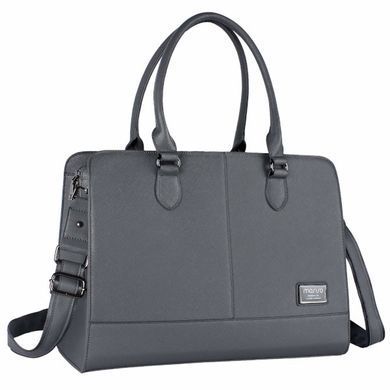 Сумка Mosiso X0028PLL7H, PU Leather, сірий, 13.3&rdquo;