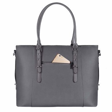Сумка Mosiso X001VTW2SD, PU Leather, сірий, 15.6&rdquo;