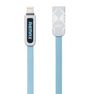 Кабель 2 in 1 USB-Lightning/microUSB Remax Amor RC-067t (1.0м), синій