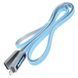 Кабель 2 in 1 USB-Lightning/microUSB Remax Amor RC-067t (1.0м), синій - 4