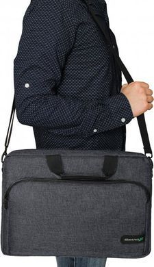 Сумка Grand-X SB-138D, нейлон, Dark Grey, до 14&rdquo;