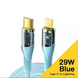 Кабель Essager Type-C to Lightning 29W 1м, синій - 2