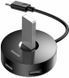 Портативний HUB Baseus Round Box Type-C to (3xUSB 2.0+USB 3.0) (CAHUB-G01), чорний - 3