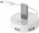 Портативний HUB Baseus Round Box Type-C to (3xUSB 2.0+USB 3.0) (CAHUB-G02), білий - 2