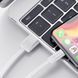 Кабель USB-Lightning USAMS для Apple 2A (1.2м), білий - 3