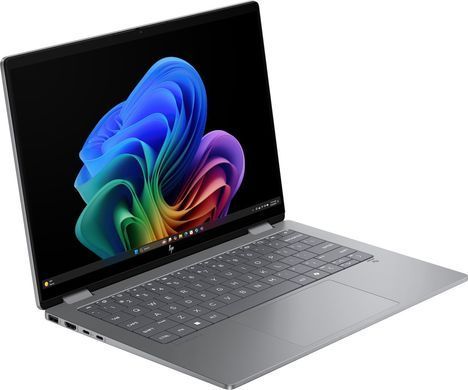 Ноутбук 2-в-1 HP OmniBook X Flip NGAI 14-fk0047nr (B88A5UA) (FRB Grade A), Windows 11 Home, AMD Ryzen AI 7 350 (2.0ГГц-5.0ГГц, 24МБ Cache), 16 ГБ, AMD Radeon 860M, SSD 512 ГБ, 14&rdquo; (1920x1200) 2K Touch-screen IPS, У наявності