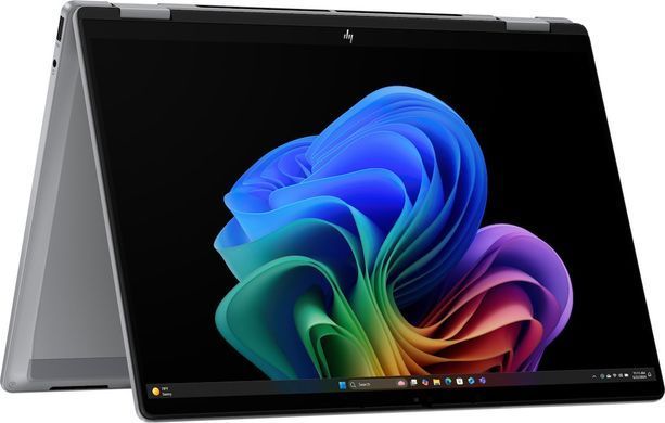 Ноутбук 2-в-1 HP OmniBook X Flip NGAI 14-fk0047nr (B88A5UA) (FRB Grade A), Windows 11 Home, AMD Ryzen AI 7 350 (2.0ГГц-5.0ГГц, 24МБ Cache), 16 ГБ, AMD Radeon 860M, SSD 512 ГБ, 14&rdquo; (1920x1200) 2K Touch-screen IPS, У наявності