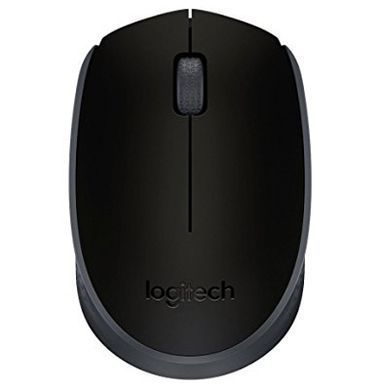 Миша 3 кноп. Logitech M171 (910-004424) бездротова (USB), сірий/чорний