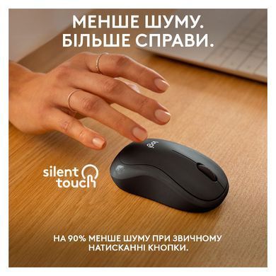 Миша 3 кноп. Logitech M240 (910-007119) Silent бездротова (Bluetooth), Graphite