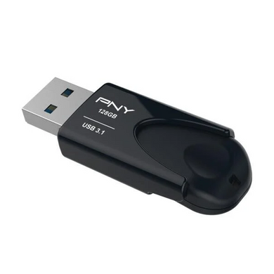 Флешка 128GB PNY Attach&eacute; 4 (FD128ATT431KK-EF) (USB 3.1), чорний