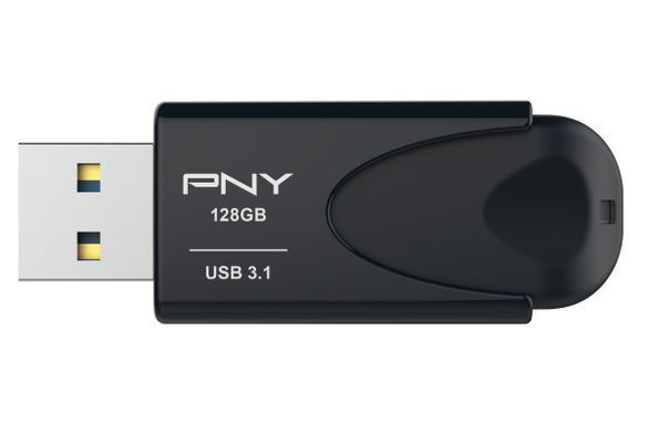 Флешка 128GB PNY Attach&eacute; 4 (FD128ATT431KK-EF) (USB 3.1), чорний
