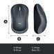 Миша 3 кноп. Logitech M185 (910-002235) бездротова (USB), сірий - 2