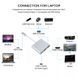 Адаптер USB Type-C - Type-C, HDMI, USB3.0, сріблястий (USB) - 2
