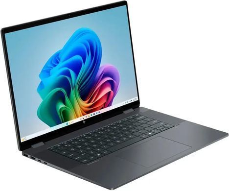 Ноутбук 2-в-1 HP OmniBook X Flip NGAI 16-as0023dx (B5UH1UA) (FRB Grade A), Windows 11 Home, Intel Core Ultra 7 256V (2.2ГГц-4.8ГГц,12МБ Cache), 16 ГБ, Intel, SSD 1 ТБ, 16&rdquo; (1920x1200) 2K Touch-screen IPS, У наявності