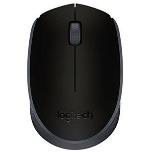 Миша 3 кноп. Logitech M171 (910-004424) бездротова (USB), сірий/чорний