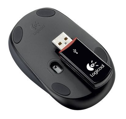 Миша 3 кноп. Logitech V220 Cordless Optical Scroll (Candy Stripe) бездротова (USB)