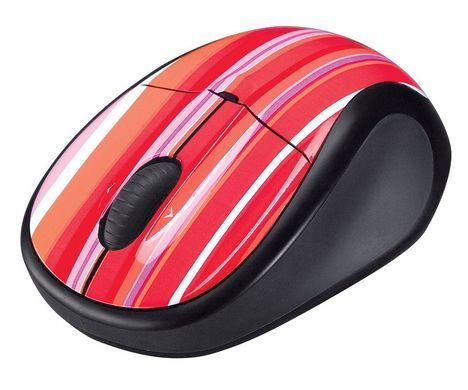 Миша 3 кноп. Logitech V220 Cordless Optical Scroll (Candy Stripe) бездротова (USB)