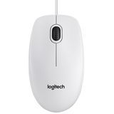 Миша 3 кноп. Logitech B100 (910-003360) (USB), білий