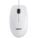 Миша 3 кноп. Logitech B100 (910-003360) (USB), білий - 1