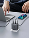 Мережевий зарядний пристрій Ugreen GaN X Fast Charger 4 USB (3хType-C/1xUSB, 100W) (UA) - 4
