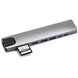 Адаптер 8 in 1 Type-C to Type-C, HDMI, 2xUSB3.0, PD, LAN(RJ45), SD/TF - 4