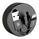 Кабель Baseus New Era USB Type-C 2A 0.9м (CALEP-C0V), золотий - 6
