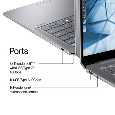 Ноутбук HP OmniBook Ultra NGAI 14-fd0013dx (A31ZJUA) (FRB Grade A), Windows 11 Home, AMD Ryzen AI 9 365 (2.0ГГц-5.0ГГц, 34МБ Cache), 32 ГБ, AMD Radeon Graphics, SSD 1 ТБ, 14&rdquo; (2240x1400) 2.2K Touch-screen IPS, У наявності