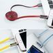 Кабель 2 in 1 USB-Lightning/microUSB Remax Amor RC-067t (1.0м), червоний - 7