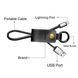 Кабель USB-Lightning Remax Western RC-034i (1.0м), чорний - 4