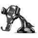 Тримач автомобільний Baseus Osculum Type Gravity Car Mount (SUYL-XP0S), сріблястий - 1