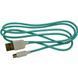 Кабель USB 2.0 A/M-B/Micro USAMS 2.1A (1.0м), бірюзовий - 3